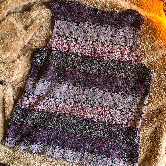 Vintage 90s Sparkling Floral Tank - Picture 3 of 3